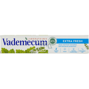 Vademecum Extra Fresh 16, zubní pasta pro svěží dech, 75 ml Vademecum Extra Fresh 16, zubní pasta pro svěží dech, 75 ml