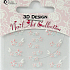 Absolute Cosmetics Nail Art 3D nálepky na nehty 24916 1 aršík