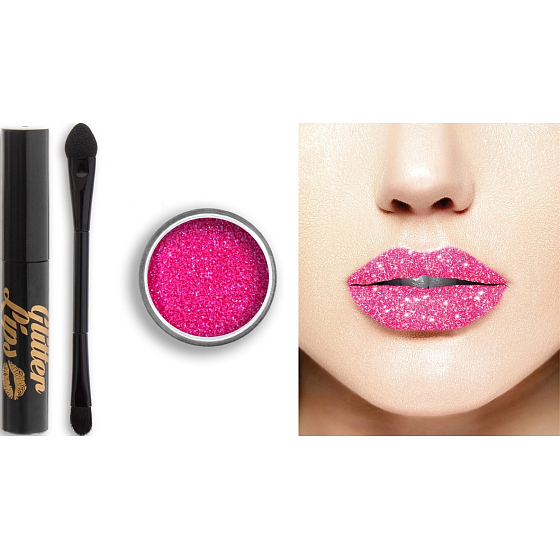 Glitter Lips dlouhotrvající lesk na rty se třpytkami Molly Dolly 3,5 ml
