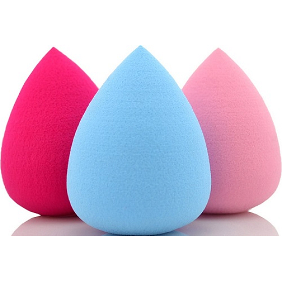 Houbička na make-up kapka malá 3 x 2 cm 3 kusy