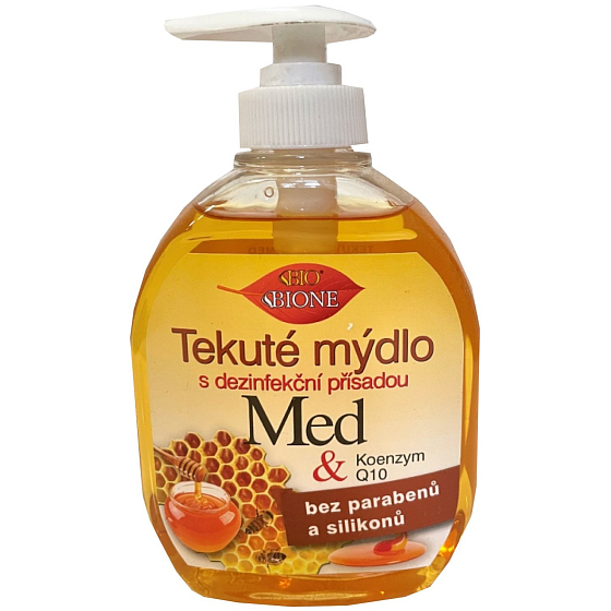 Bione Cosmetics Med a Q10 tekuté mýdlo s dezinfekční přísadou 300 ml