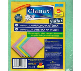 Clanax Uniwersalna ściereczka wiskozowa nietkana 38 x 35 cm 5 sztuk