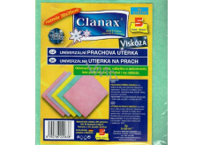 Clanax Uniwersalna ściereczka wiskozowa nietkana 38 x 35 cm 5 sztuk