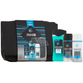 Axe Ice Chill sprchový gel pro muže 250 ml + deodorant sprej pro muže 150 ml + antiperspirant deodorant sprej pro muže 150 ml + batoh, kosmetická sada
