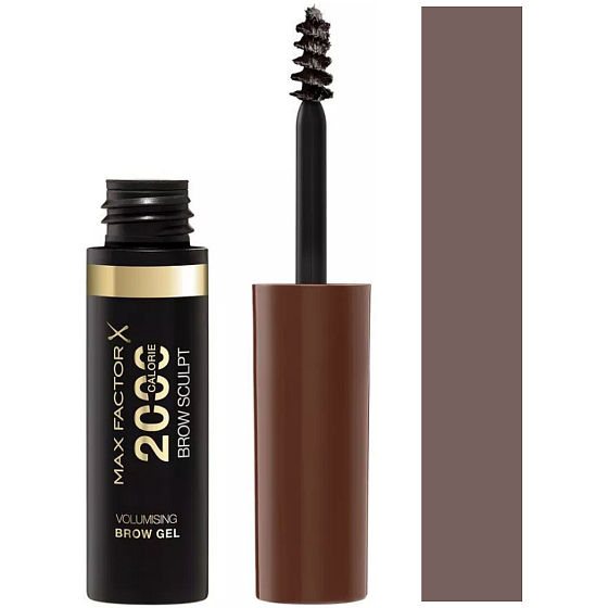 Max Factor 2000 calorie Brow Sculpt tusz do brwi z olejami i włóknami do regeneracji 004 Black Brown 4,5 ml
