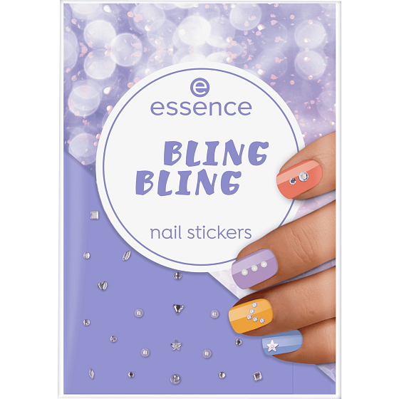 Essence Bling Bling Nail Stickers nálepky na nehty 28 kusů