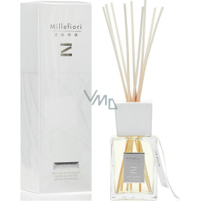 Millefiori Milano Zona Soft Leather - Jemná kůže Difuzér 500 ml + 10 stébel v délce 35 cm do velkých prostor vydrží min. 6 měsíců