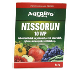 AgroBio Nissorun 10WP środek owadobójczy do zwalczania przędziorków w jabłoniach, truskawkach, roślinach ozdobnych lub w warzywach 2 x 2 g