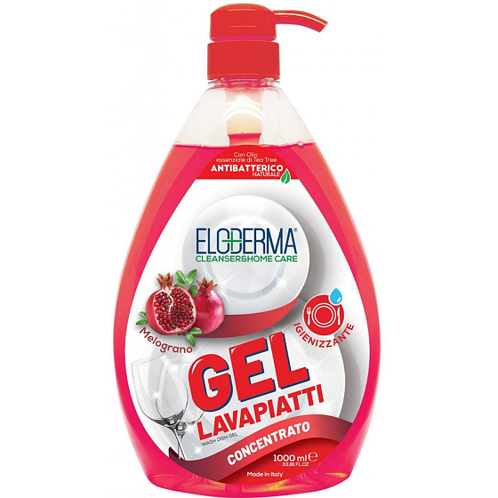 Eloderma Granátové jablko prostředek na ruční mytí nádobí 1 l