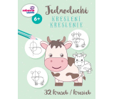 Ditipo Proste rysowanie dla dzieci Zwierzątka 32 strony wiek 6+