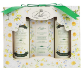 Bohemia Gifts Rumianek żel pod prysznic 100 ml + szampon do włosów 100 ml + mydło toaletowe 100 ml, zestaw kosmetyczny dla kobiet