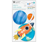 Girlanda papierowa Wszechświat 15 x 25 cm
