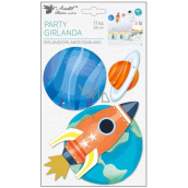 Girlanda papierowa Wszechświat 15 x 25 cm