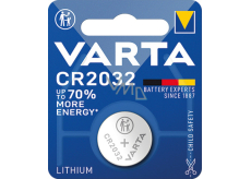 Varta baterie CR2032, lithium, 1 ks