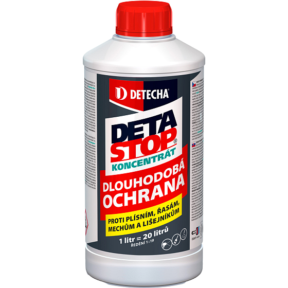 Detecha Detastop koncentrat przeciw pleśniom, mechom i porostom, 1 l