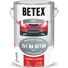 Betex S2131 2w1 podkład i farba nawierzchniowa do betonu 0840 czerwonobrązowa, 5 kg