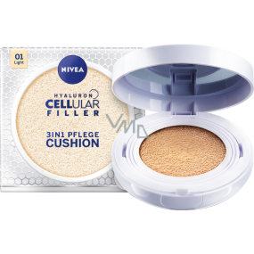 Nivea Hyaluron Cellular Filler makijaż pielęgnacyjny 01 jasny odcień, 15 g Nivea Hyaluron Cellular Filler makijaż pielęgnacyjny 01 jasny odcień, 15 g