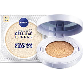 Nivea Hyaluron Cellular Filler makijaż pielęgnacyjny 01 jasny odcień, 15 g