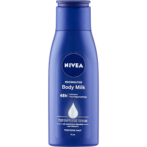 Nivea Body Milk odżywcze mleczko do ciała, 75 ml