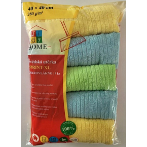 Tidy Home ściereczka z mikrofibry 40 x 40 cm, 5 x 250 g