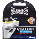 Wilkinson Sword Quattro Titanium Precision náhradní hlavice 4 kusy