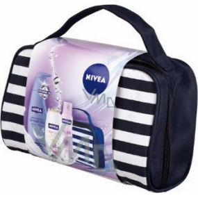 Nivea Kazdouble tělové mléko 400 ml + sprchový gel 250 ml + antiperspirant 150 ml + taška, pro ženy kosmetická sada Nivea Kazdouble tělové mléko 400 ml + sprchový gel 250 ml + antiperspirant 150 ml + taška, pro ženy kosmetická sada