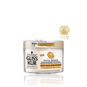 Gliss Kur Total Repair 19 intenzivní regenerační maska 300 ml