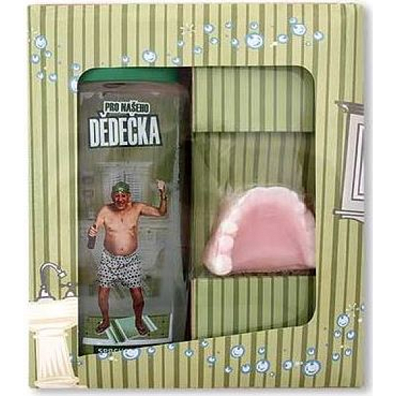 Bohemia Gifts Dědeček sprchový gel 300 ml + ručně vyráběné toaletní mýdlo 100 g, kosmetická sada