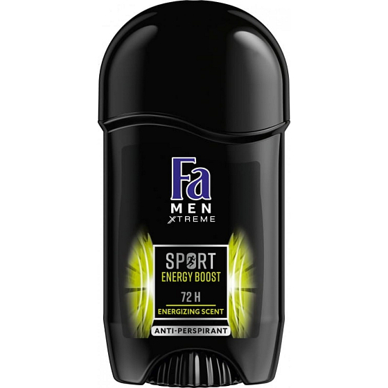 Fa Men Xtreme Sport Energy Boost 72h antiperspirant deodorant stick pro muže 50 ml