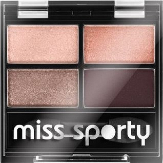 Miss Sporty Studio Colour Quattro cieni do oczu 408 Smoky Rose 3,2 g