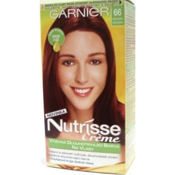 Garnier Nutrísse Créme barva na vlasy odstín 66 Grenadina
