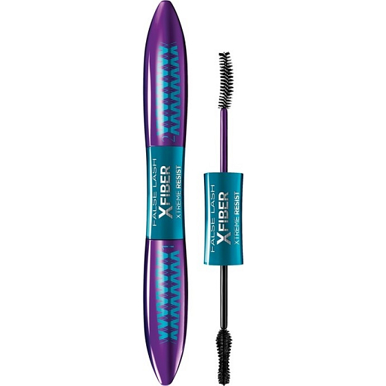 Loreal Paris False Lash Xtreme Resist X-Fiber voděodolná řasenka Black 7,4 + 7,1 ml