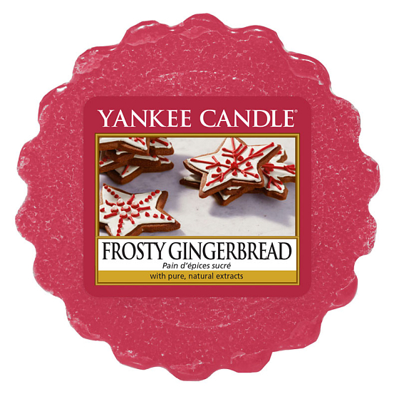 Yankee Candle Frosty Gingerbread - Perník s polevou vonný vosk do aromalampy 22 g