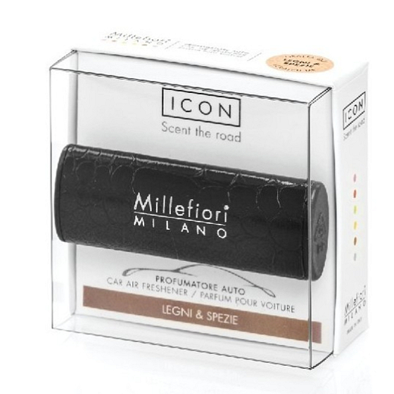 Millefiori Milano Icon Legni & Spezie - Dřevo a Koření vůně do auta Urban voní až 2 měsíce 47 g