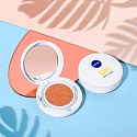 Nivea Q10 Plus Anti-Age Cushion 3v1 pečující tónovací krém v houbičce 01 Light Medium 15 g
