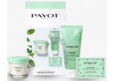 Payot Pate Grise Jour denní zmatňující nemastný purifikační gel 50 ml + Nettoayante pěnící gel pro dokonalou pleť 200 ml + Papiers Matifiants SOS Brillance zmatňující papírky 50 kusů, kosmetická sada 2021
