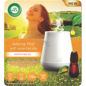 Air Wick Aroma Mist Šťastné chvilky automatický osvěžovač vzduchu + náplň 20 ml