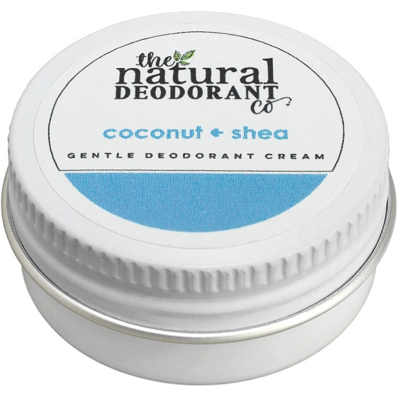 The Natural Deodorant Co. Gentle Deodorant Cream Kokos + Bambucké máslo krémový deodorant 10 g