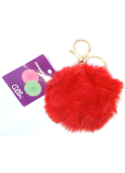 Albi Chlupatá klíčenka Czerwona 11 cm