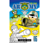 Ditipo Kolorowanki dla dzieci Army 16 stron A4 210 x 297 mm