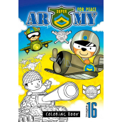 Ditipo Kolorowanki dla dzieci Army 16 stron A4 210 x 297 mm