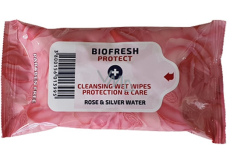 BioFresh Diamond Rose Protect chusteczki antybakteryjne 15 sztuk