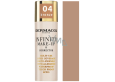 Dermacol Infinity Podkład i korektor 04 Bronze 20 g