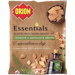 Orion kulki przeciw molom, cedr i drewno sandałowe, 20 szt.