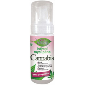 Bione Cosmetics Cannabis intimní pěna s kyselinou mléčnou 150 ml Bione Cosmetics Cannabis intimní pěna s kyselinou mléčnou 150 ml