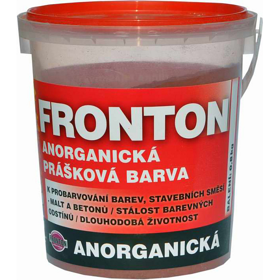 Fronton proszkowy pigment do mieszanek budowlanych zapraw i betonów, 0847 ciemnoczerwony, 800 g