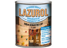 Lazurol Aqua v1303 silnovrstvý polomatný lak na dřevo, 600 g