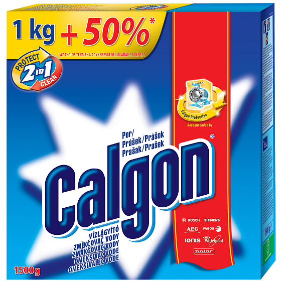 Calgon Protect 2v1 Clean změkčovač vody prášek 1,5 kg