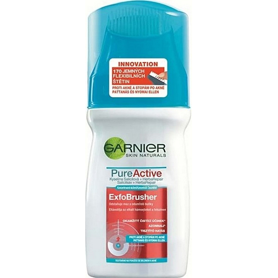 Garnier Skin Naturals Pure Active ExfoBrusher przeciw trądzikowi 150 ml