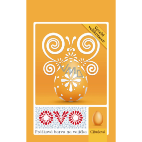 Ovo Cibulová prášková barva na vajíčka 1 sáček (5 g) = 10 - 15 vajec Ovo Cibulová prášková barva na vajíčka 1 sáček (5 g) = 10 - 15 vajec
